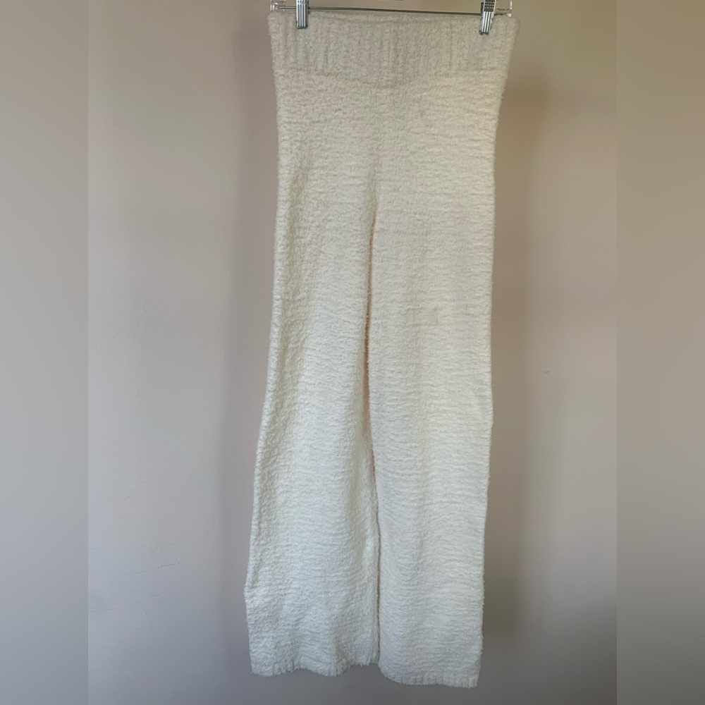 SKIMS COZY KNIT PANT (COLOR: BONE, SIZE: S/M)